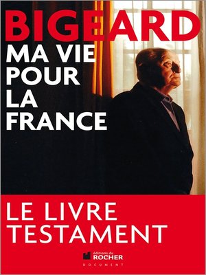 cover image of Ma vie pour la France